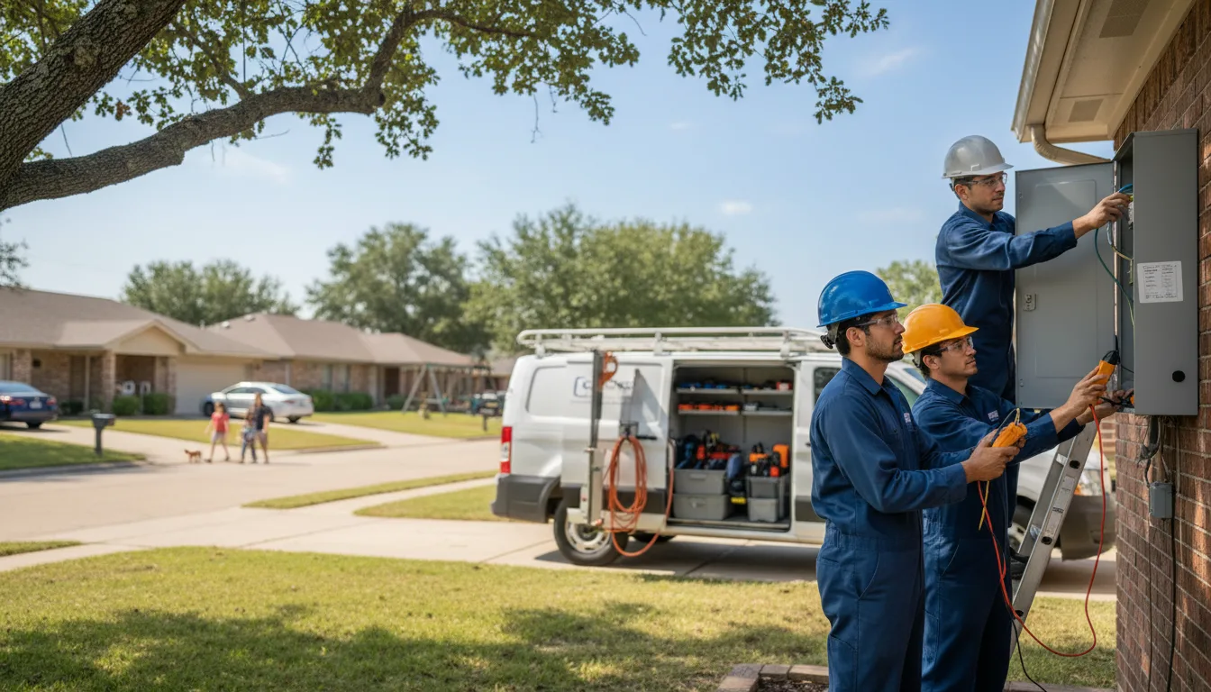 Certified electrician providing emergency electrical services in Allenton, MI